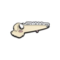 Borzoi-Hund Emaille-Anstecknadel mit langer Nase und 'didn't i do it for you' Meme-Text - Langnasen Hund Stil (QHXZ177)