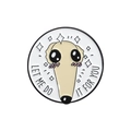 Cute Borzoi long nose dog enamel pin with Let Me Do It For You quote design - Round Long Nose Dog (QHXZ178)