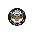 Runde Emaille-Anstecknadel mit Totenkopfschwärmer-Motiv und Buffalo Bill Design - Totenkopfschwärmer Abzeichen (QHXZ482)