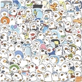 100pcs cute duck stickers for water bottles and laptop waterproof cartoon duckling decals - Fat Duck Series