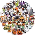 50 wasserfeste Halloween Cartoon Aufkleber für Gitarren, Laptops und Koffer Dekoration - Halloween Cartoon Graffiti