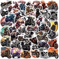 50 pegatinas de moto impermeables estilo graffiti para portátiles y cascos, variado - 50 Hojas