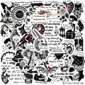 50pcs gothic bible verse stickers set for guitar and laptop diy decoration - Gothic Bible Style (OPQ070)