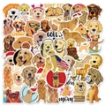 50 wasserfeste Golden Retriever Hundesticker in verschiedenen Cartoon und Realistik Stilen - Golden Retriever