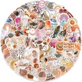 100er-Pack wasserfeste Boho-Sticker mit Traumfänger- und Sonnenmotiven für Laptops - Böhmischer Stil Kollektion