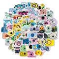56 pieces of colorful cartoon camera stickers for luggage and phone case decoration - Camera Theme Cartoon Sticker Set (T01042937)