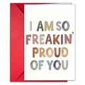 Macro shot of white encouragement card with colorful letters and a red envelope - Inspirational Text Card(T020401233)