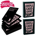 Couple Card Game with 50 task cards in premium black and pink gift box for adults - Couple Q&A Style (T01042987)