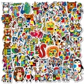 56 adesivi graffiti animali astratti colorati con motivi artistici e creativi - Stile Graffiti Animale Astratto Colorato (T01043010)