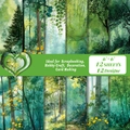 12 Blatt 6x6 Zoll Wald-Ölgemälde-Scrapbooking-Papier mit grünen Naturmotiven - Wald Aquarell Stil (T01042829)