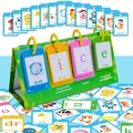 Educational English phonics flashcard set with green flip stand and colorful word cards - Phonics Flashcard Set (T01042799)