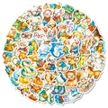 Set of 56 watercolor cartoon animal stickers featuring various animals wearing glasses - Animals Wearing Glasses Pattern Set (T01042774)