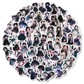 56-pack of gothic dark cartoon girl stickers for suitcases and skateboards in cool aesthetics - Dark Gothic Girls (T01042776)