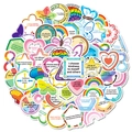 Set di adesivi mindfulness con forme colorate e frasi positive per la salute mentale - Collezione Completa Mindfulness (T01042871)