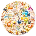 Pack of 56 cute cartoon hamster stickers for suitcases and phone cases decor - Kawaii Hamster Graffiti Sticker Assortment(T01042858)