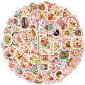 56 pezzi di adesivi graffiti vintage rosa romantici per scrapbooking e decorazione - Stile Retrò Rosa (T01042847)
