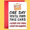 Set de tarjeta de San Valentín con ilustración de corazón y sobre rojo de alta calidad - Estilo Texto Emocional Corazón Sobre Dibujado a Mano (T02040201)