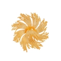 Vintage goldene Feuerwerksbrosche mit feiner Webstruktur und Sonnenstrahl-Blumendesign - Goldener Wirbel-Stil (FG016-A)