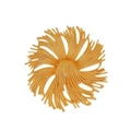 Macro detail of vintage gold fireworks brooch featuring intricate twisted wire petals - Gold Floral Style (FG015-A)