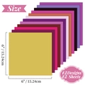 Papel creativo violeta 15x15cm, pack de 12 diseños para manualidades y scrapbooking DIY - T01041367