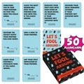 50-card Let's Fool Around bedroom commands game for couples in a stylish black box - Couples Bedroom Commands Style (T01042603)