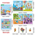Kids amusement park DIY sticker book for early education and concentration training - Amusement Park Theme Style (T01040788)