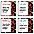 Jeu de cartes Action ou Vérité pour soirées avec questions créatives sur fond noir - Style Action Ou Vérité (T01042653)
