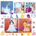 Creative DIY princess dress-up sticker book for kids age 2-6 for concentration training - Princess Dress-up Theme (T01040795)