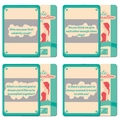 Tarjetas retro de comunicación para parejas con avisos de interacción en cuadrícula - Estilo Retro Cartas De Conversación En Inglés (T01042651)