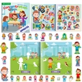 Educational opposites sticker book for kids with reusable cartoon animal stickers - Opposites Learning Theme (T01040793)