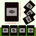 Juego de 46 tarjetas rasca y gana interactivas para parejas con ideas para citas - 46 Hojas Tarjetas Rasca para Parejas Negras (T01042686)