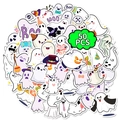 50 pieces of cute Halloween ghost stickers with colorful hats and holiday patterns - Ghost Pattern (T01041599)