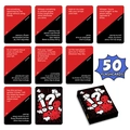 50 Truth or Dare game cards with colorful action and answer prompts for adult parties - Truth Or Dare Style (T01042710)