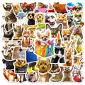Set mit 50 lustigen Cartoon-Tierstickern mit süßen Katzen und Hunden zur Dekoration - Tier-Serie Stil(T01042357)
