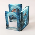 Meerjungfrau Notizbuch-Set mit hohlem Bogen-Design und funkelnder gebürsteter Folie - Meerjungfrau Serie Hohl Stil (T01042411)