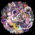 Adesivi laser PET serie mitica con motivi di luna, cristallo e boccetta magica - Tema Magia Misteriosa (T01042136)