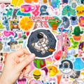 Adesivo astronauta su razzo, set di 4cm adesivi decorativi carini per scrapbooking e fai-da-te - Temi Misti di Astronauta (TC01070051-4)