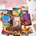 Set di 50 cartoline del Ringraziamento con illustrazioni di raccolto autunnale e rustico - T01042195