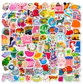 Diverse waterdichte DIY graffiti stickers met schattige dieren en motiverende citaten - Graffiti Dieren Inspirerende Slogans Thema (T01040974)