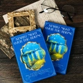 Cuaderno vintage de Van Gogh Noche Estrellada sobre escritorio retro con accesorios - Van Gogh - Noche Estrellada Sobre El Ródano