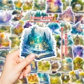 Fantasy magic book cartoon sticker 5cm size shown on hand for decoration - Fantasy Picture Book Theme (T01042271)