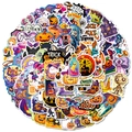 100-teiliges Halloween Sticker-Set mit Kürbissen, Geistern und Mumien zur Dekoration - Gemischte Halloween-Stile (BP-1986+1987)