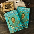 Vintage Mucha style notebook featuring Van Gogh's almond blossom and classic portrait - Van Gogh - Almond Blossoms