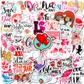 50 adesivi cuore di San Valentino con animali cartoon per decorazioni nozze - Stile Animale Cartone Animato Romantico (T01040497)