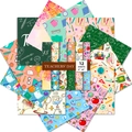 6x6 inch Teachers' Day scrapbook paper kit with 12 colorful educational patterns - Material Paper Non-repeated Styles / Teacher Day Series (T01041792)