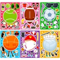 DIY Sportball-Gesichtssticker für Kinder Set mit 6 Themen wie Basketball und Fußball - Verschiedene Ball-Gesicht-Sticker (T01041748)