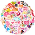 Gevarieerde set Moederdag stickers met bloemmotieven en hartvormige ontwerpen - Moederdag Waardering Stijl (T01041802) / 50 Vellen