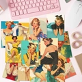 Σετ 50 vintage καρτ ποστάλ pin-up girl για ρετρό διακόσμηση τοίχου και καλλιτεχνικό κολάζ - Βίντατζ Κυρία (T01041978)
