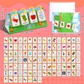 English alphabet learning cards set with a green stand for early education study - Alphabet Vocabulary (T01041921)