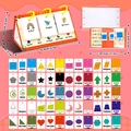 Supporto per carte didattiche con forme e colori con parole inglesi e dimensioni - Forme E Colori (T01041920)
